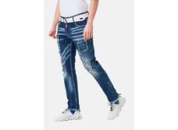 Straight-Jeans CIPO & BAXX Gr. 33, Länge 32, blau Herren Jeans Straight Fit von Cipo & Baxx