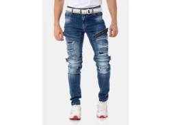 Straight-Jeans CIPO & BAXX Gr. 36, Länge 34, blau Herren Jeans Straight Fit von Cipo & Baxx