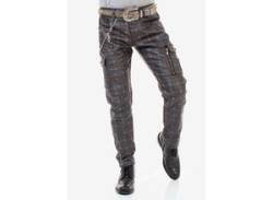 Straight-Jeans CIPO & BAXX Gr. 42, Länge 32, blau (blau, grau) Herren Jeans Straight Fit von Cipo & Baxx