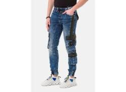 Straight-Jeans CIPO & BAXX Gr. 42, Länge 32, blau Herren Jeans Straight Fit von Cipo & Baxx