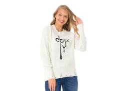 Strickpullover CIPO & BAXX Gr. M, beige (ecru) Damen Pullover Rundhalspullover von Cipo & Baxx