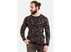 Strickpullover CIPO & BAXX Gr. S, braun (camelfarben) Herren Pullover Rundhalspullover von Cipo & Baxx