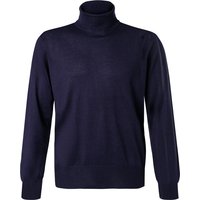 Cipriani Herren Rollkragenpullover blau Kaschmir unifarben von Cipriani