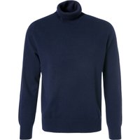 Cipriani Herren Rollkragenpullover blau Kaschmir unifarben von Cipriani