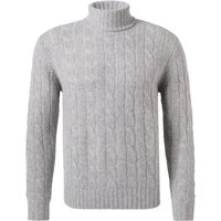 Cipriani Herren Rollkragenpullover grau Kaschmir unifarben von Cipriani