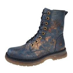 Cipriata Annetta Damen Stiefeletten mit Reißverschluss und 8 Ösen, Marineblau, Bronze, mehrfarbig, 38 EU von Cipriata