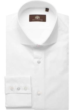 Circle of Gentlemen Slim Fit Hemd weiss, Einfarbig von Circle of Gentlemen