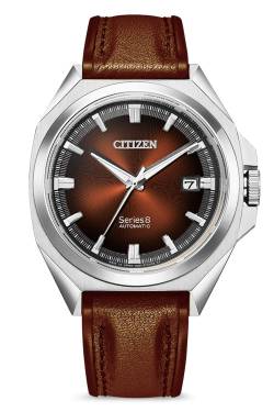 Citizen NB6011-11W Herrenuhr Automatik Series 8 Dunkelbraun von Citizen