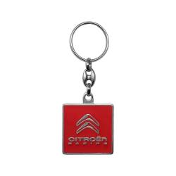 Citroen Racing Offizieller Schlüsselanhänger aus Metall, Rot, rot, Taglia unica von Citroen