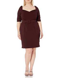 City Chic Women's Apparel Damen Illusive SLV Kleid, Ox Blood, X-Large Mehr von City Chic Women's Apparel