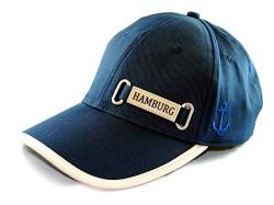 City Souvenir Shop Basecap Hamburg Baseball-Kappe, blau von City Souvenir Shop