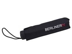City Souvenir Shop Taschen-Regenschirm BERLINERIN, schwarz - der Mini-Schirm für die Tasche in Berlin von City Souvenir Shop