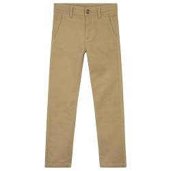 CityComfort Chino Hose Jungen, Hosen für Jungen mit elastischem Bund & Taschen (Beige, 5-6 Jahre) von CityComfort