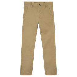 CityComfort Chino Hose Jungen, Hosen für Jungen mit elastischem Bund & Taschen (Beige, 9-10 Jahre) von CityComfort