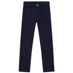 CityComfort Chino Hose Jungen, Hosen für Jungen mit elastischem Bund & Taschen (Blau, 5-6 Jahre) von CityComfort