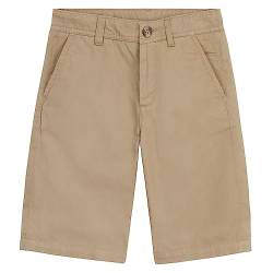 CityComfort Chino Shorts Für Jungen - Kurze Hose Jungen aus Baumwolle mit elastischem Bund - Stylische Shorts Jungen, weiche & Bequeme Sommer Shorts mit Taschen (Beige, 7-8 Jahre) von CityComfort