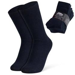 CityComfort Damen Wadensocken, Atmungsaktive Strümpfe Socken Damen im Multipack (Dunkelblau-12er-Pack) von CityComfort