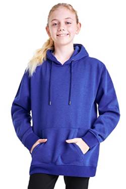 CityComfort Hoodie Jungen Pullover, Kapuzenpullover für Jungen (13-14 Jahre, Königsblau) von CityComfort