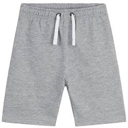 CityComfort Hosen Kinder - Sweat Shorts für Jungen - French Terry Kurze Hose - Shorts mit Elastischem Bund, Größen 5-14 Jahre (Grau, 11-12 Jahre) von CityComfort