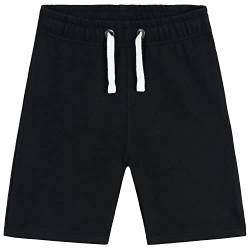 CityComfort Hosen Kinder - Sweat Shorts für Jungen - French Terry Kurze Hose - Shorts mit Elastischem Bund, Größen 5-14 Jahre (Schwarz, 11-12 Jahre) von CityComfort