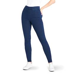 CityComfort Jeggings Damen Stretch, Bequem High Waist Pants Women Tragen, Dehnbar Jeggings Damen Kleidung, Stylisch und Schmeichelhaft High Waist Jeans Jeggings, Blau Waschen von CityComfort