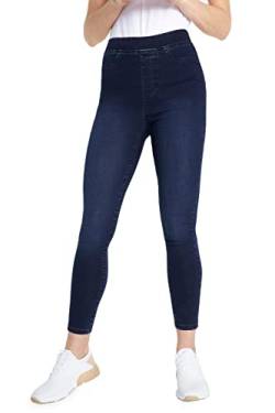 CityComfort Jeggings Damen Stretch, Bequem High Waist Pants Women Tragen, Dehnbar Jeggings Damen Kleidung, Stylisch und Schmeichelhaft High Waist Jeans Jeggings, Indigo Blau, Größe 36 von CityComfort