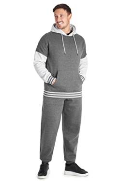 CityComfort Jogginganzug Herren, Jogginghose Herren Hoodie Herren Set, Trainingsanzug Herren (M, Grau) von CityComfort