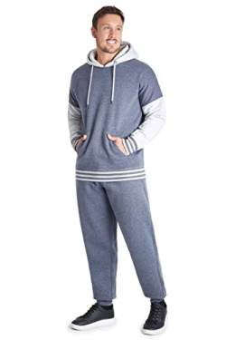 CityComfort Jogginganzug Herren, Jogginghose Herren Hoodie Herren Set, Trainingsanzug Herren (M, Marineblau) von CityComfort