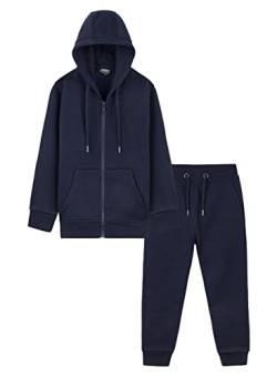 CityComfort Jogginganzug Kinder Jungen, Hoodie Jungen Jogginghose Jungen Set, Trainingsanzug Kinder Jungen (5-6 Jahre, Marineblau) von CityComfort