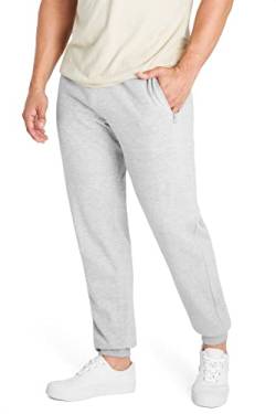 CityComfort Jogginghose Herren mit Reißverschluss Baumwolle Trainingshose Herren und Teenager Jungen - Lange Sporthose Freizeit Hose Klassische Sweatpants für Männer M - 3XL (Grau, 3XL) von CityComfort