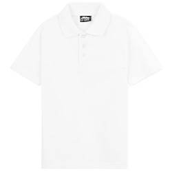 CityComfort Poloshirts für Jungen - Bequemes Shirt aus Baumwolle und Polyester (Weiß-1er Pack, 4-5 Jahre) von CityComfort