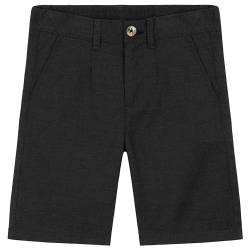 CityComfort Shorts für Jungen, Kurze Chino Hose mit 2 Seitentaschen & Elastischem Bund - Sommer Kleidung für Jungs (Anthrazit, 11-12 Jahre) von CityComfort