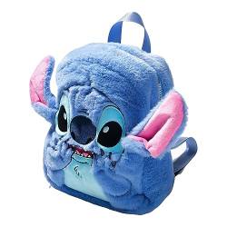 Claire's Disney Stitch Weicher Mini-Rucksack für Kinder | Mit Verstellbaren Trägern & Reißverschluss | Niedliche Lilo und Stitch Geschenke für Mädchen und Jungen | (ca. 23 x 25 x 13 cm) von Claire's
