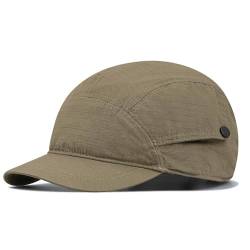 Clakllie Kurzer Schirm Sport Cap 5-Panel Camp Cap Damen Herren Outdoor Baseballkappe Abisko Pack Cap Short Bill Basecap Sonnenhut Herren von Clakllie