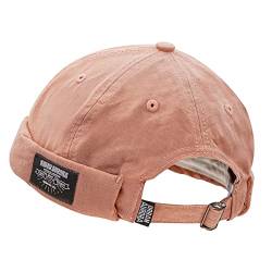 Clakllie Ohne Schirm Cap Herren Docker-Cap Docker Mütze Seemannsmütze Hafenmütze Unisex Mütze 6 Panel Chef Kappe Dockercap mit UV-Schutz Wandermütze Sommer Beanie von Clakllie