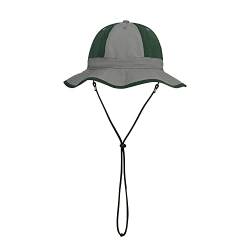 Clakllie Sonnenhut Wasserdichter Boonie Hat Outdoor Hut Buschhut Bucket Hat mit Kinnband Fischermütze Sonnenhut Sommerhut für Herren Damen von Clakllie