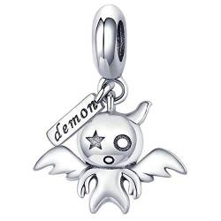 Little Demon Charm Anhänger für Pandora 925 Sterling Silber von Clara Ivy Munich