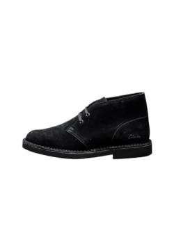 Clarks Desert Boot Evo Stiefel aus Wildleder, Standard-Passform, Größe 41,5, Schwarz, 41.5 EU von Clarks Originals