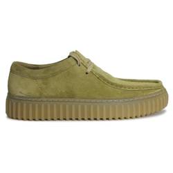 Clarks Originals Herren Torhill Lo Suede Light Olive Schuhe 42.5 EU von Clarks Originals