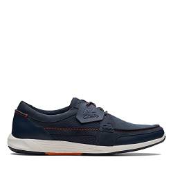 Clarks ATL Sail West - Navy Nubukleder 43 EU von Clarks