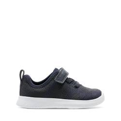 Clarks Baby-Jungen Ath Flux T Sneaker, Navy, 18.5 EU von Clarks