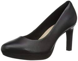 Clarks Damen Ambyr Joy Pumpe, Schwarzes Leder, 37 EU von Clarks