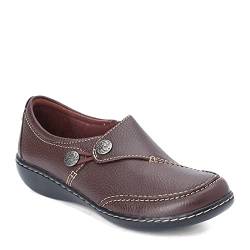 Clarks Damen Ashland Lane Q Slip-On Loafer, Redwood, 35.5 EU von Clarks