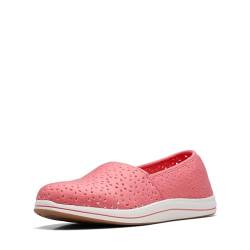 Clarks Damen Breeze Emily Slipper, Strawberry Synthetic, 41 EU Schmal von Clarks