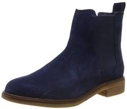 Clarks Damen Clarkdale Arlo Chelsea Boots, Blau (Navy Suede Navy Suede) von Clarks