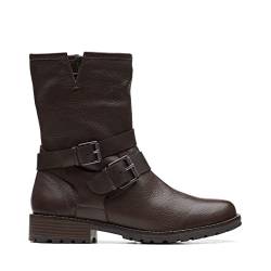 Clarks Damen Clarkwell Mid Mode-Stiefel, Dark Brown, 35.5 EU von Clarks