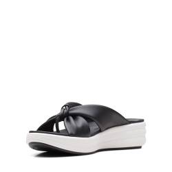 Clarks Damen Drift Ave Flip-Flop, Black/Black, 37 EU Schmal von Clarks