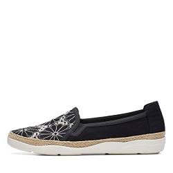 Clarks Damen Elaina Harbor Loafer, Schwarzes Wildleder, 40 EU von Clarks