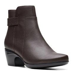 Clarks Damen Emily Holly Stiefelette, Dunkelbraun, 37.5 EU von Clarks