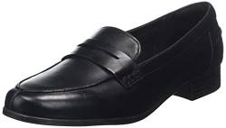 Clarks Damen Hamble Loafer, Schwarzes Leder Black, 38 EU von Clarks